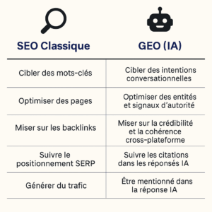 SEO versus GEO
